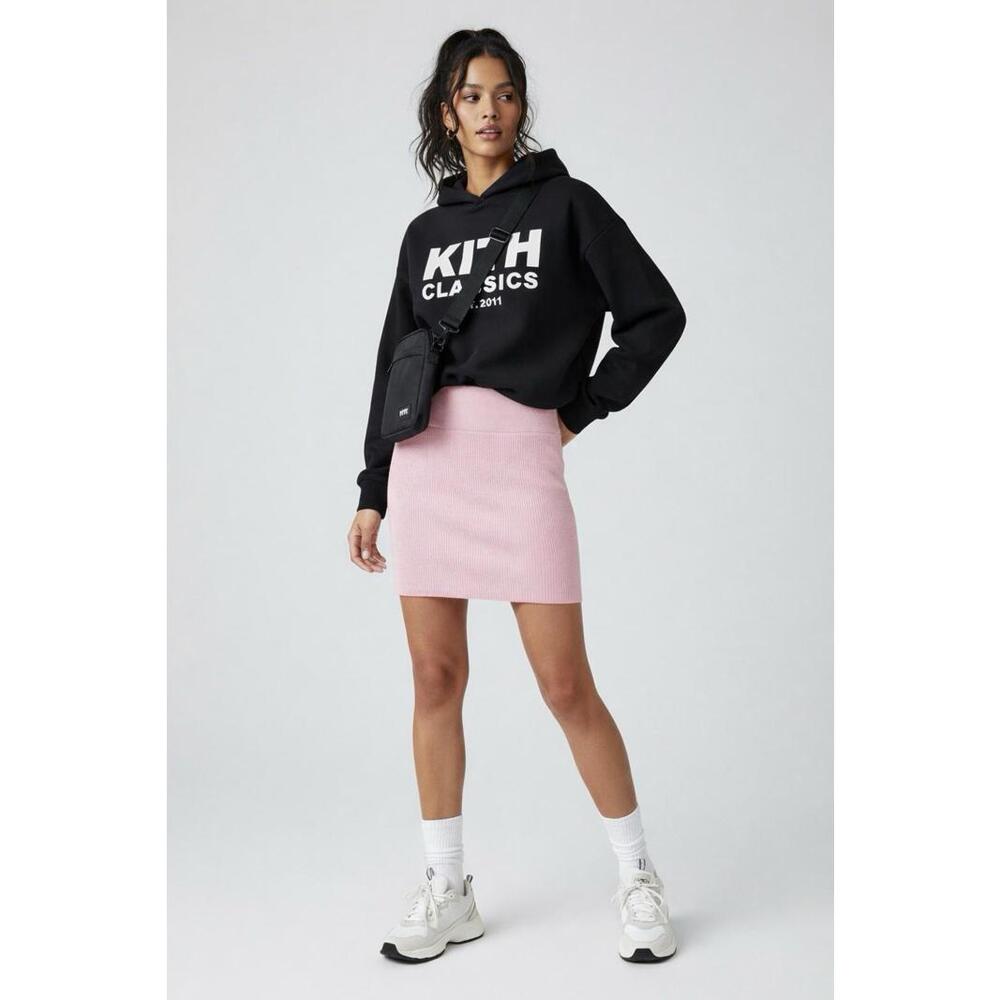 KITH Women’s Small Ribbed Knit‎ Versatile Feminine Contemporary Mini Skirt